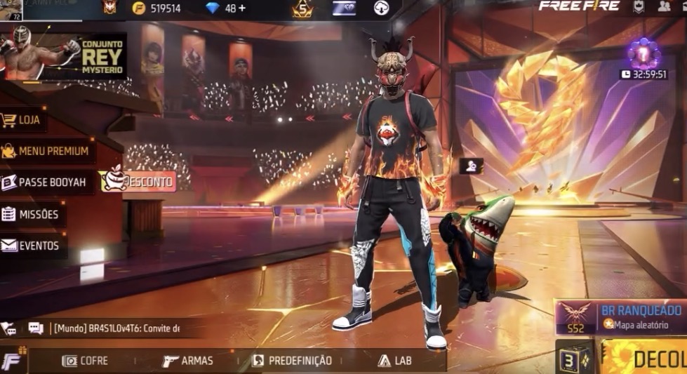 Conta free fire Prime 5