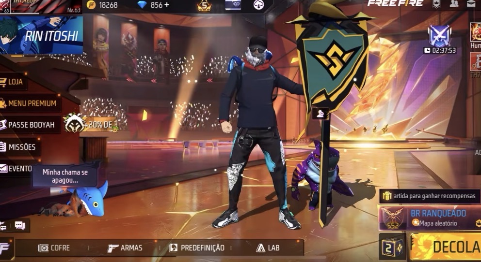 Conta free fire prime 5