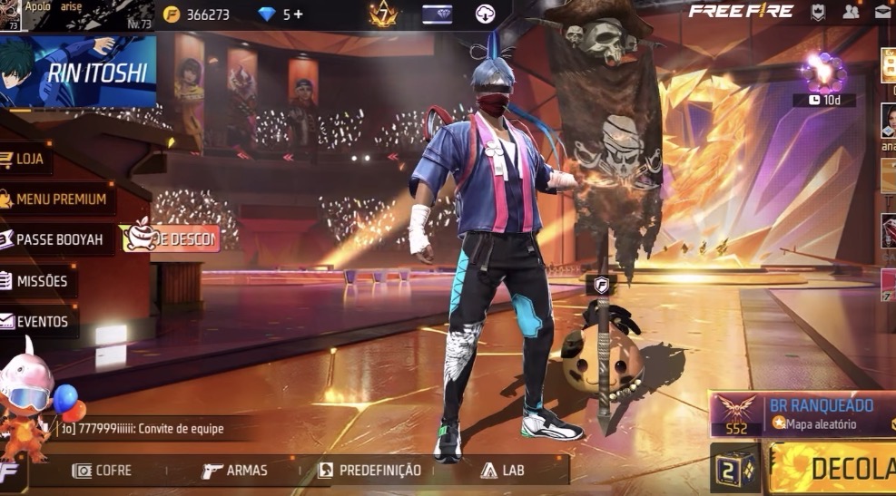 Conta free fire prime 7 🔥